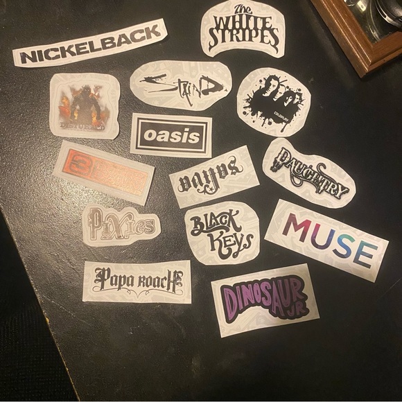 ⭐️ Grunge Rock n Roll Band Stickers - Picture 6 of 7